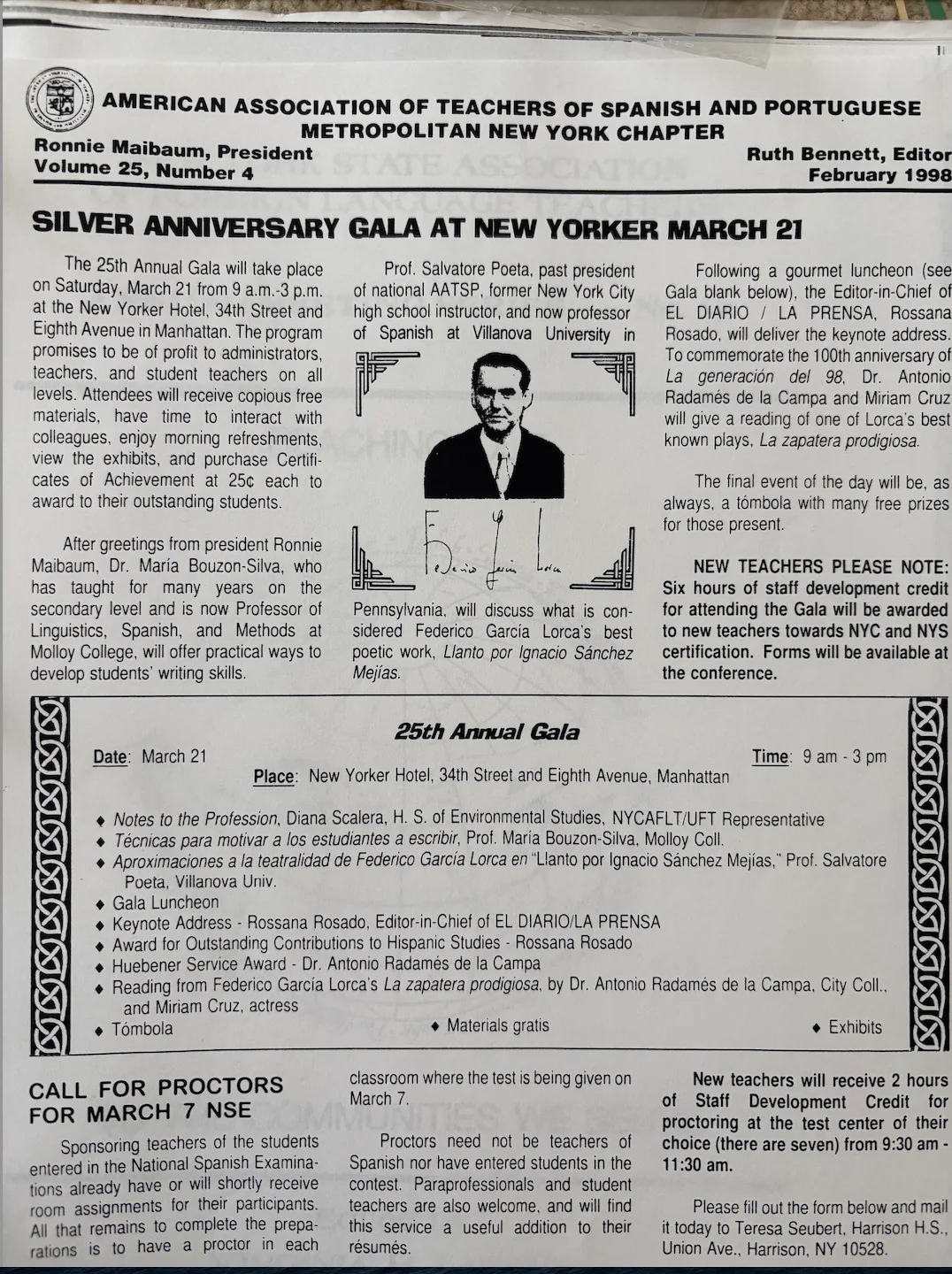 Tuesday Momentum: 25th Silver Anniversary Gala at the New Yorker Hotel